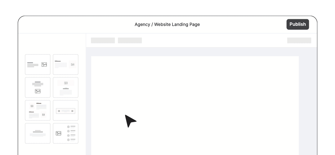 Website builder interface